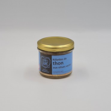 Rillettes de thon aux olives vertes
