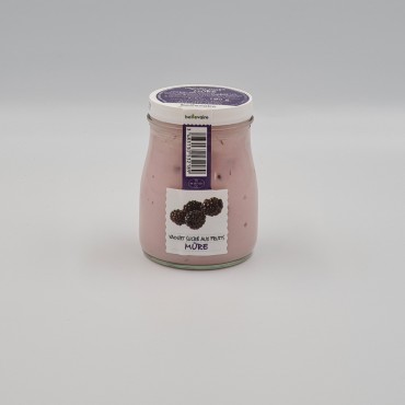 Yaourt à l'ancienne mûre