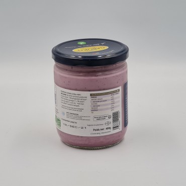 Yaourt brassé BIO - Myrtille Cassis