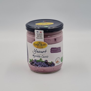 Yaourt brassé BIO - Myrtille Cassis