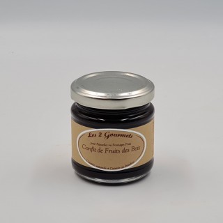 Confit pour fromages aux fruits des bois