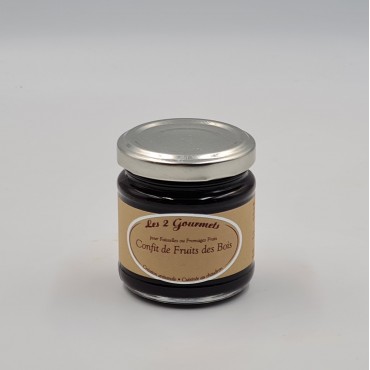 Confit pour fromages aux fruits des bois