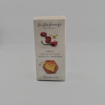 Crackers piment et huile vierge extra