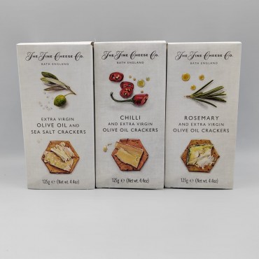 Crackers piment et huile vierge extra