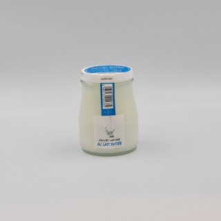 Yaourt nature à l'ancienne