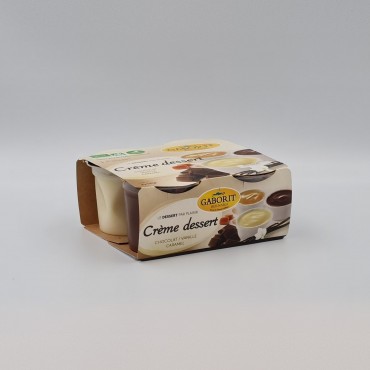 Crème dessert panachée